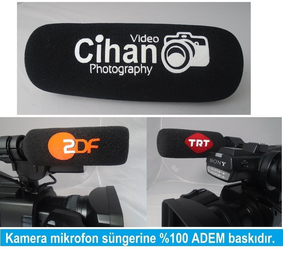 Logo Baskılı, Sony Mc2500 Kamera Mikrofonu Süngeri