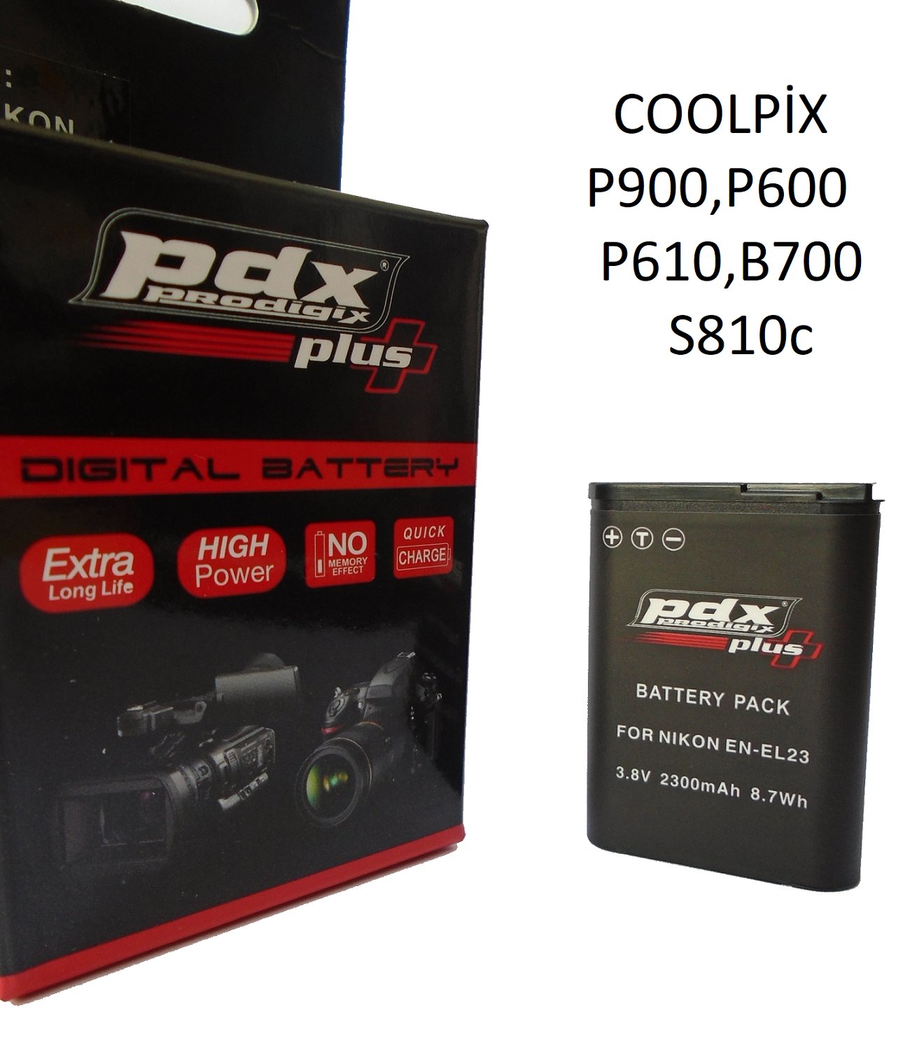 Nikon Coolpix EN-EL23 Batarya