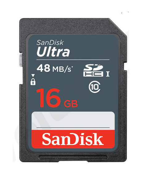 Panasonic Mdh3 Kamera için Sandisk 16 GB Class 10 hafıza kartı
