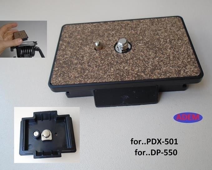 PDX-501 PLATE, PDX 501 PLATE, PDX 501 Tripod için PLATE