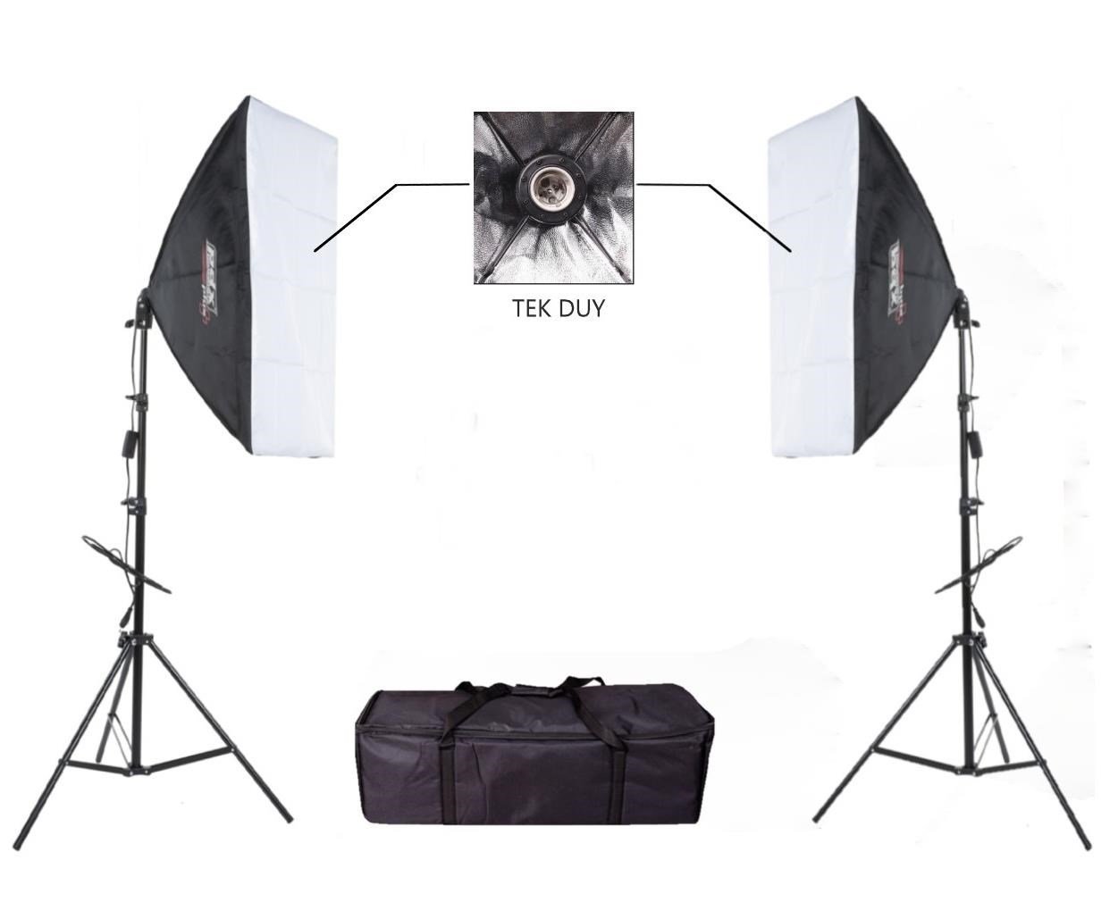 PDX 50x70 cm İkili Softbox Seti