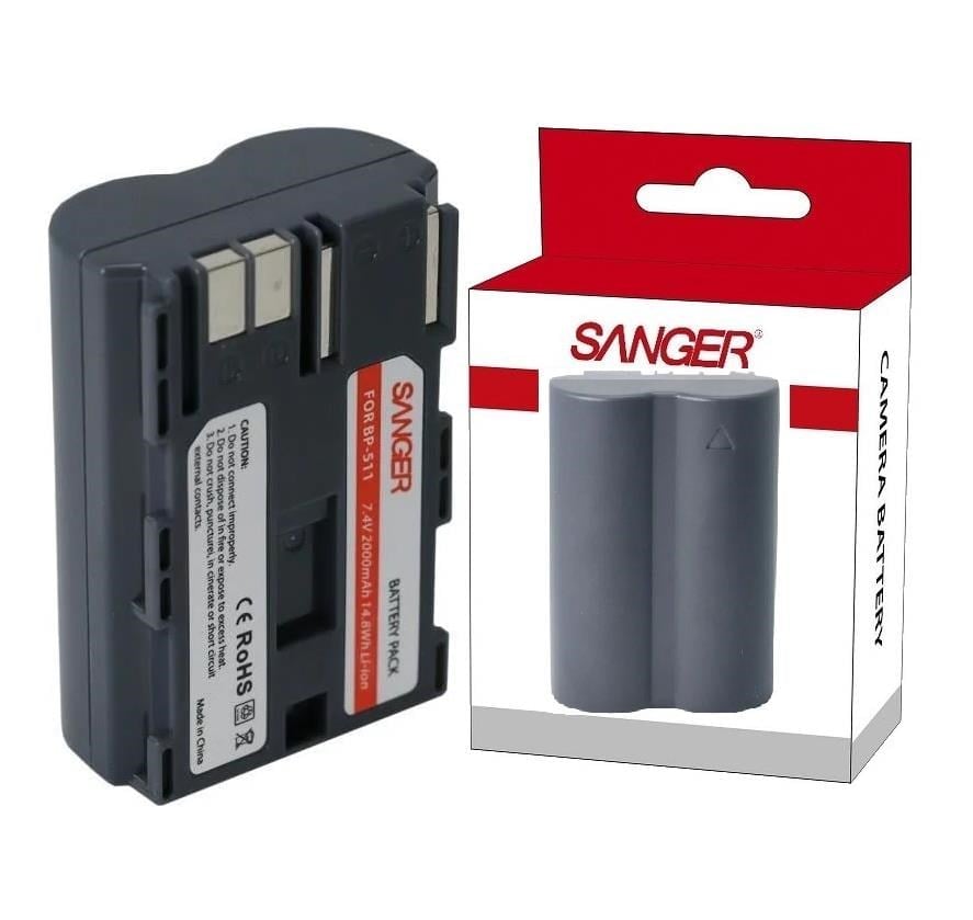Sanger, Canon BP-511 Batarya. Pil