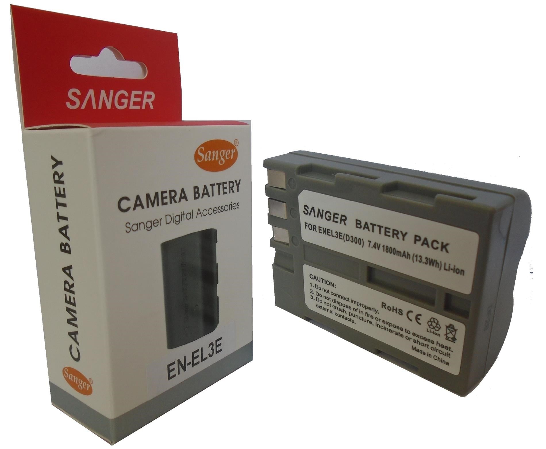 Sanger EN-EL3, Nikon D90, D200, D300, D300s, D700 Bataryası, Nikon El3 Pil