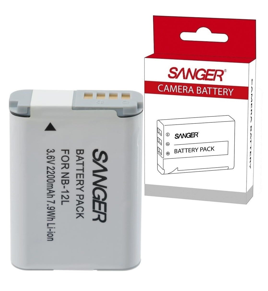 Sanger NB-12L Canon Fotoğraf Makinesi Bataryası