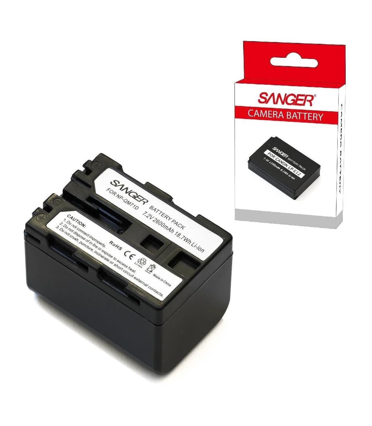 SANGER QM71D, Sony DCR-TRV30 DCR-TRV33 DCR-TRV37 DCR-TRV38 Kamera Bataryası, Pil