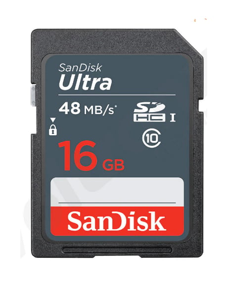 Sony Mc2000 Kamera için Sandisk 16 GB Class 10 hafıza kartı