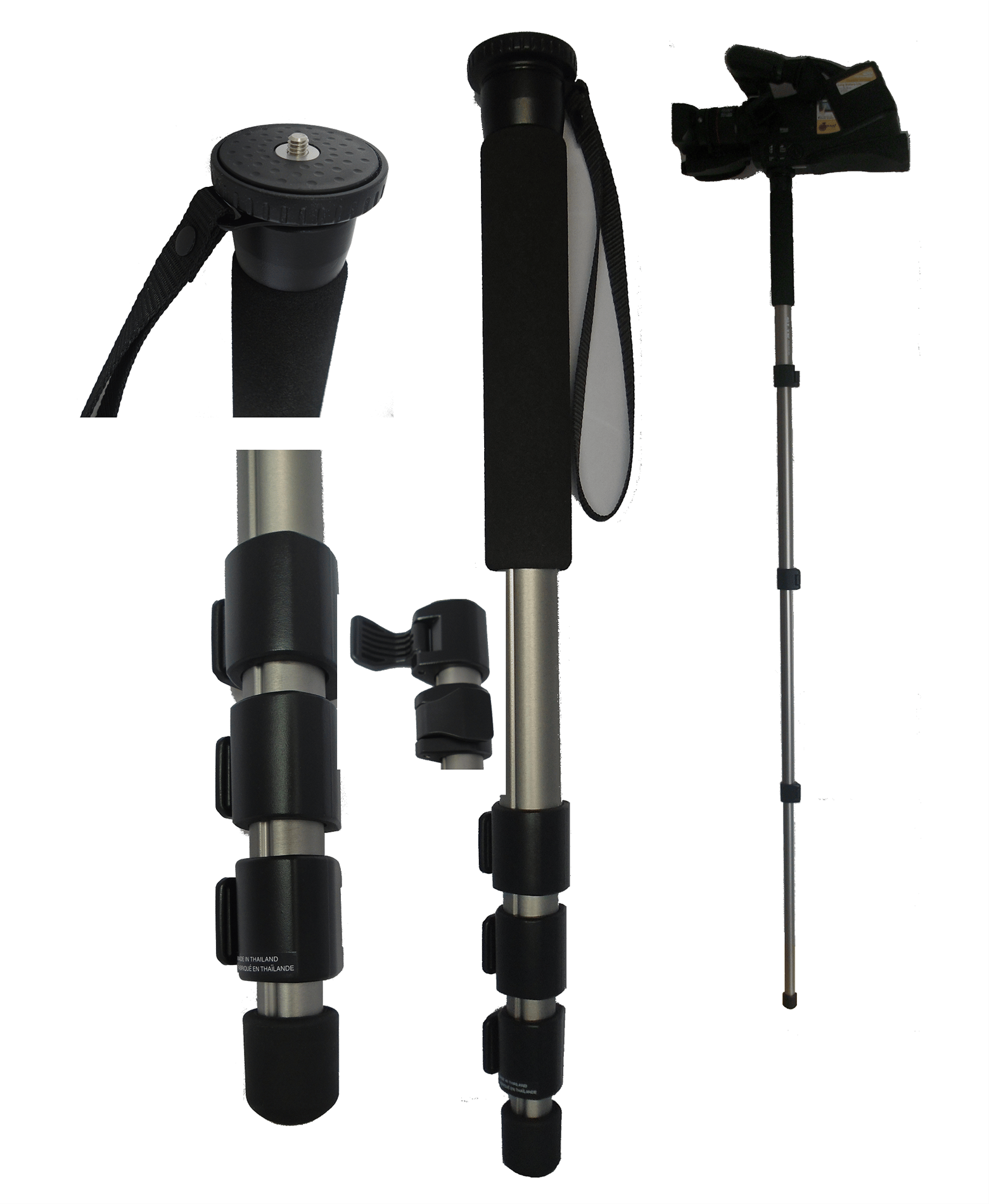 Sony Mc2000 Kamera Uyumlu Slik Pro Pod 600 Monopod