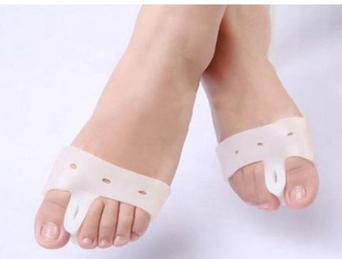 2'si 1 Arada Ağrı Dindirici: Metatarsal Yastıklı Makara Silikon Bunyon ve Ön Ayak Koruyucu