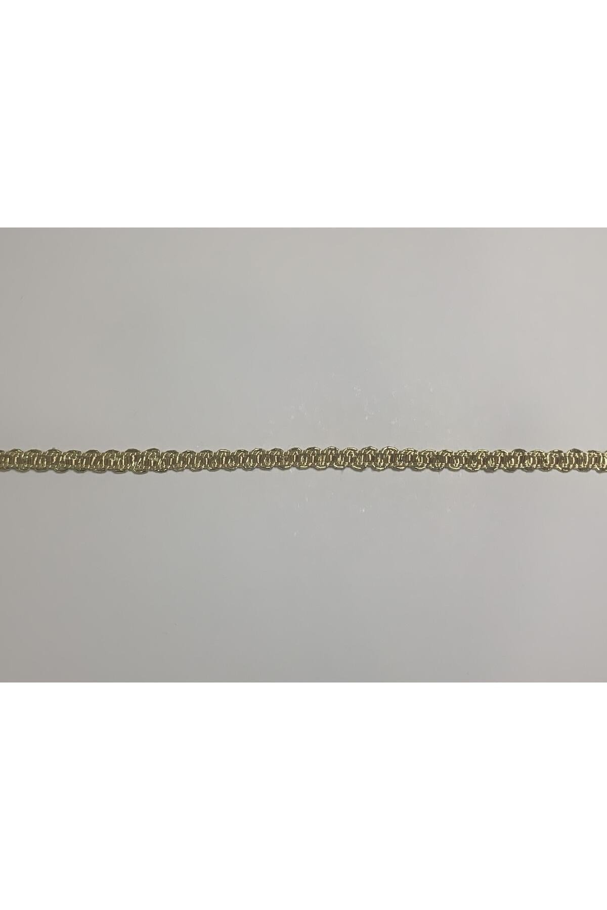 Altın Renkli Dar Floş Şerit 20 Mt 1096(13-5451)