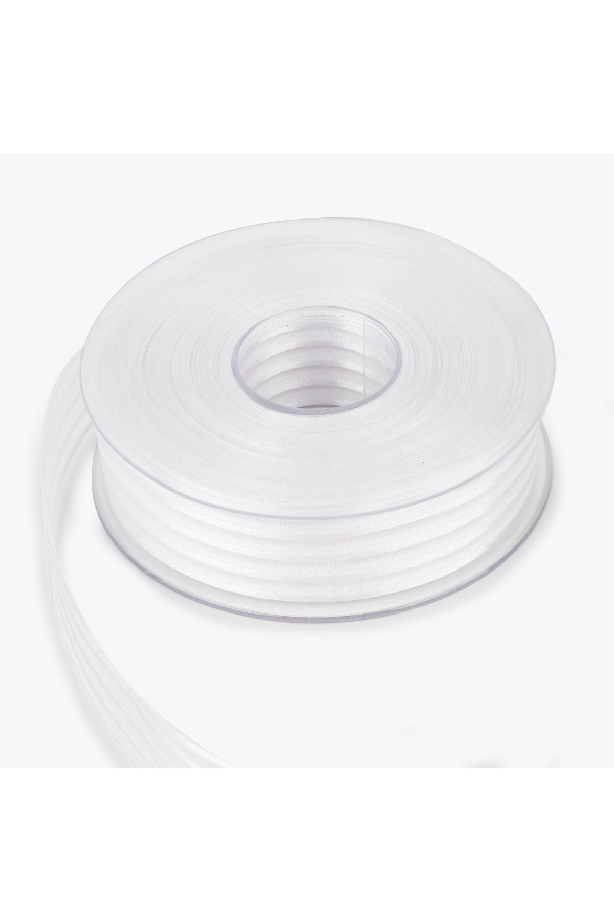 Fantazi Şifon Kurdele 5 Çizgili 2,5cm-20mt-beyaz