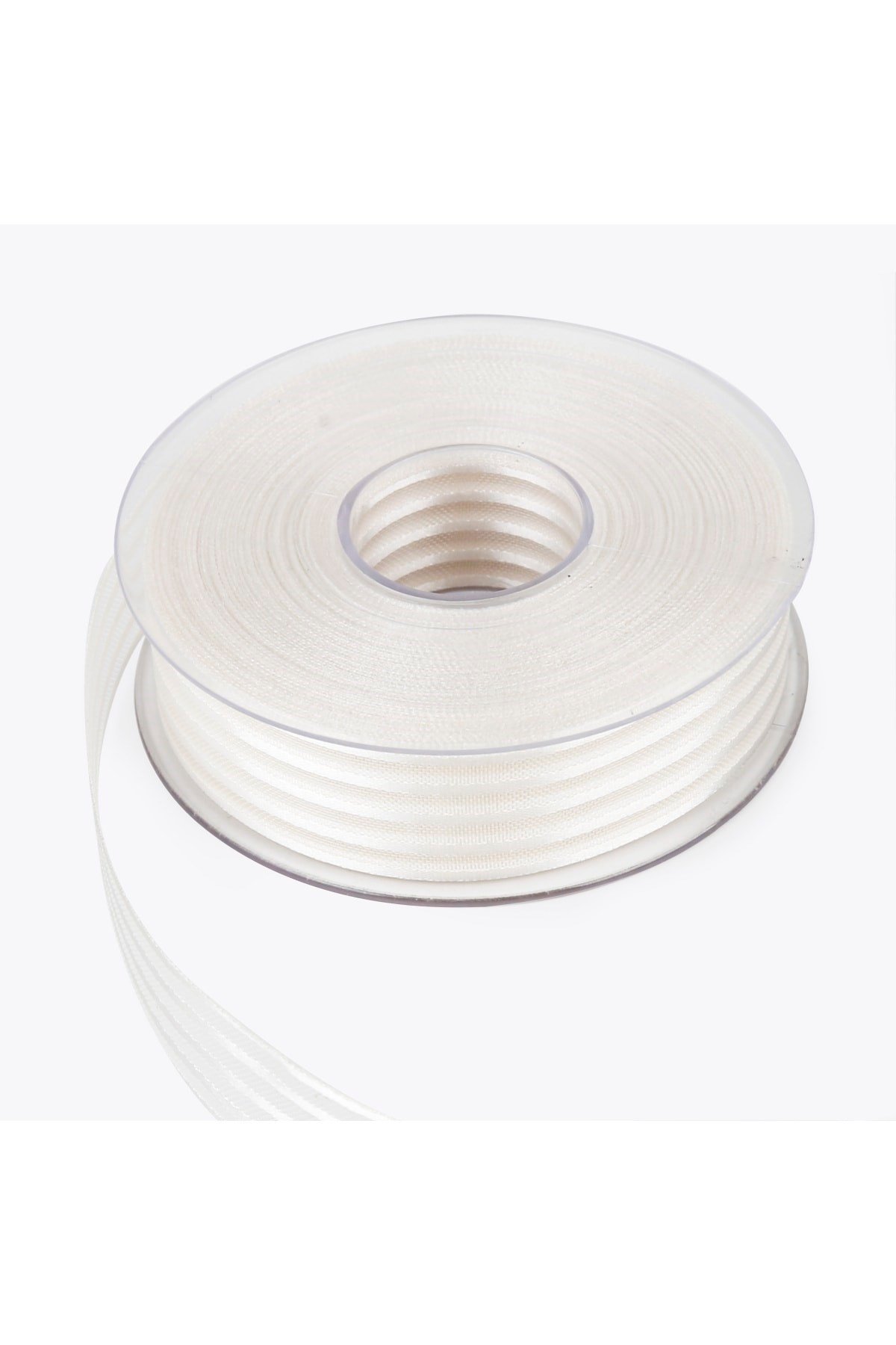 Fantazi Şifon Kurdele 5 Çizgili 2,5cm-20mt-krem