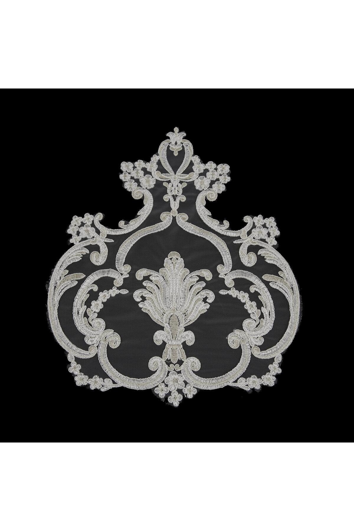 Fransız Motif Fd385 6ad/pkt-krem-altın