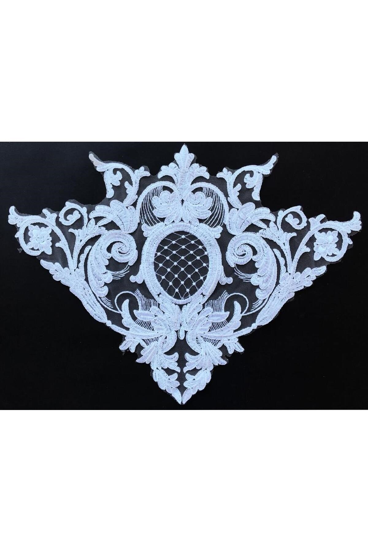 Fransız Motif Fd387 6ad/pkt-beyaz