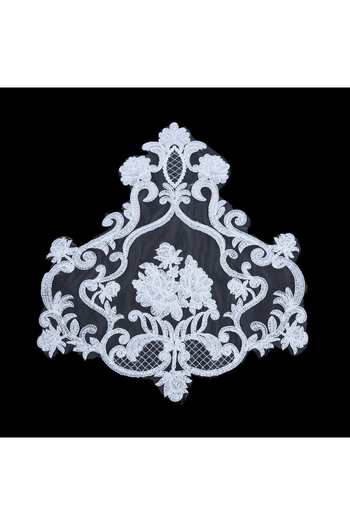 Fransız Motif Fd389 6ad/pkt-beyaz