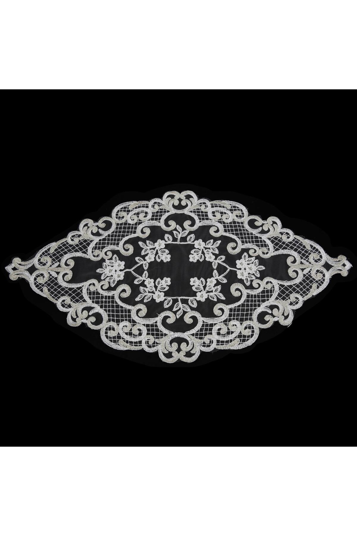 Fransız Motif Fd403 6ad/pkt-krem-altın