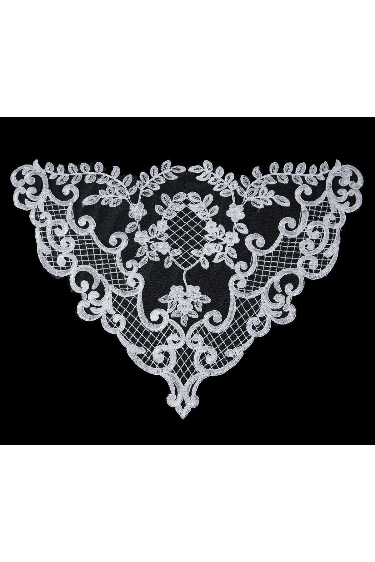Fransız Motif Fd406 6ad/pkt-beyaz
