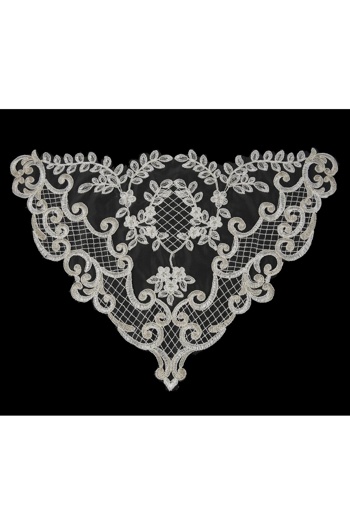 Fransız Motif Fd406 6ad/pkt-krem-altın