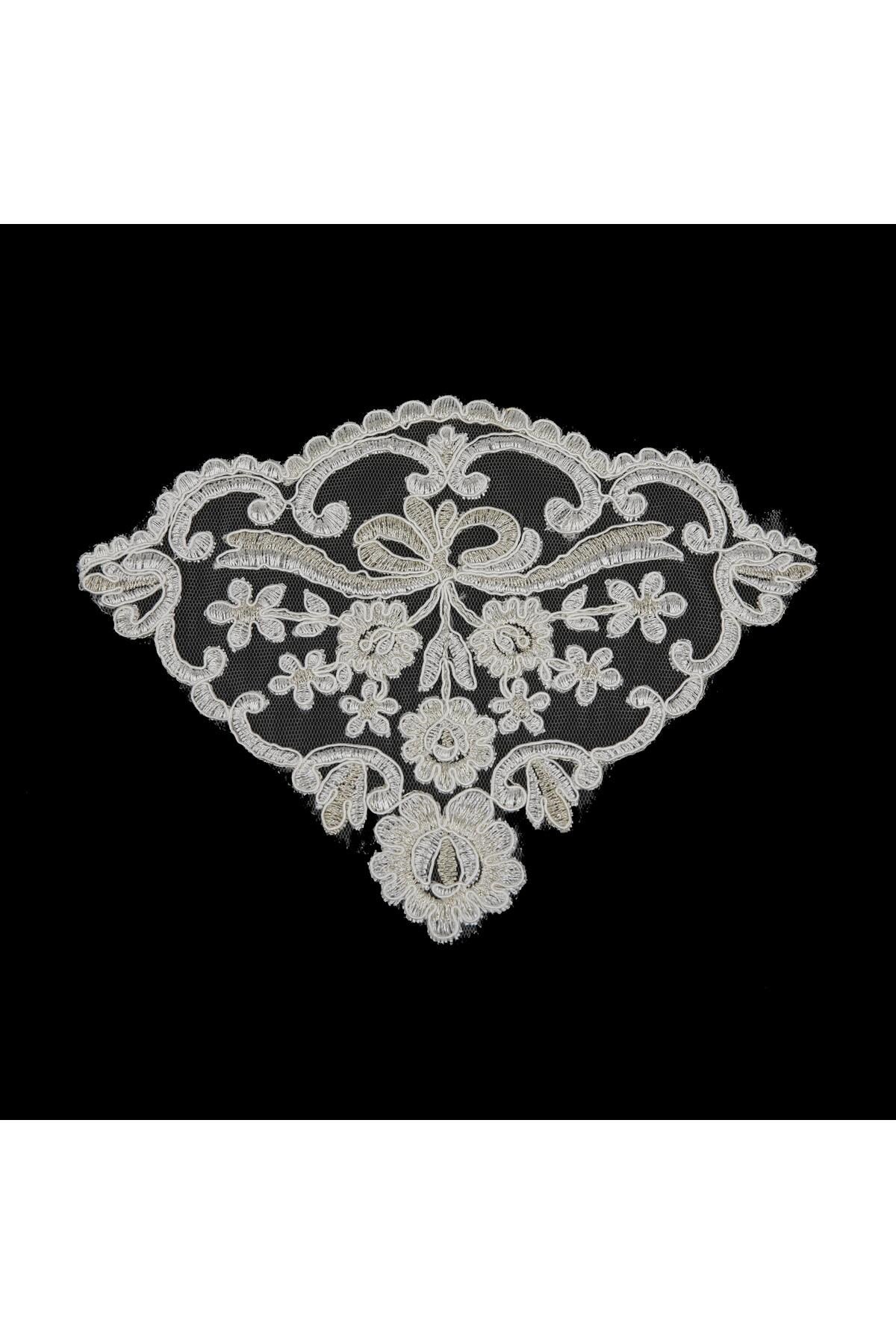Fransız Motif Fd409 6ad/pkt-krem-altın