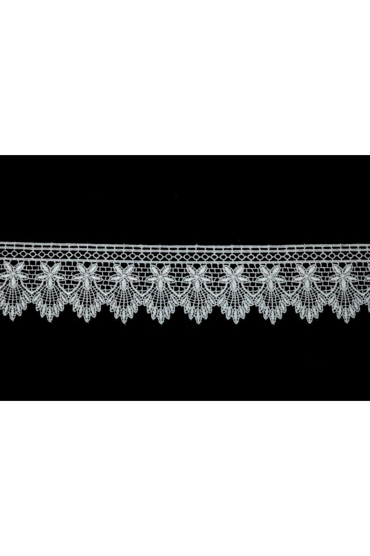 Güpür 30860 9mt-beyaz