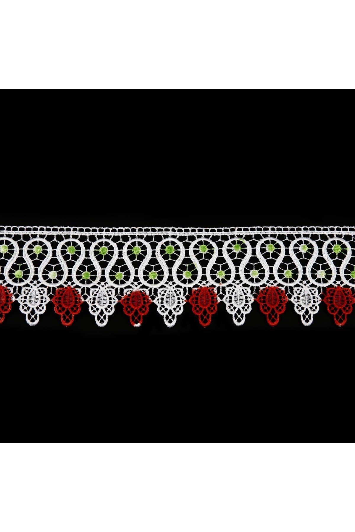 Güpür 460342 Batik 9mt Kırmızı