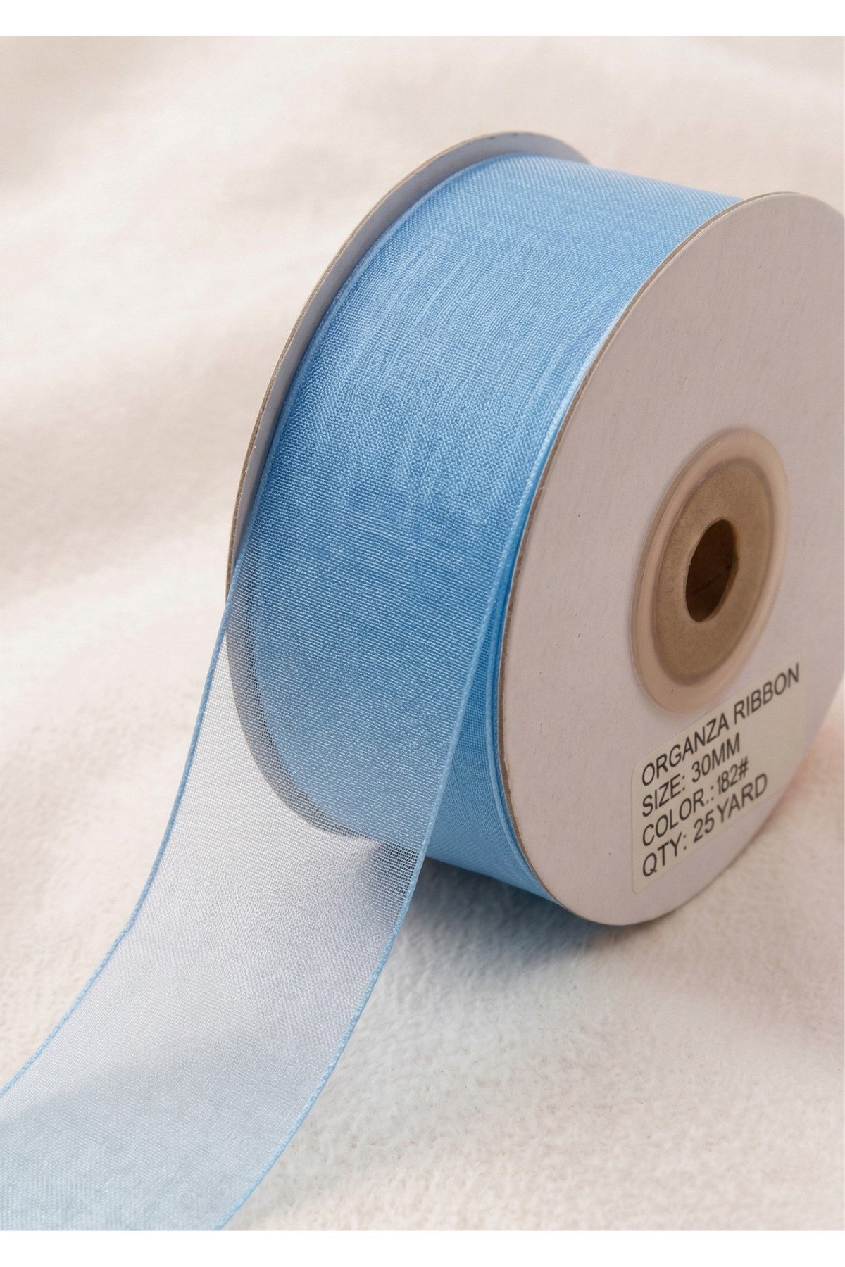 Organze Kurdele 3cm-23mt-mavi(1206)
