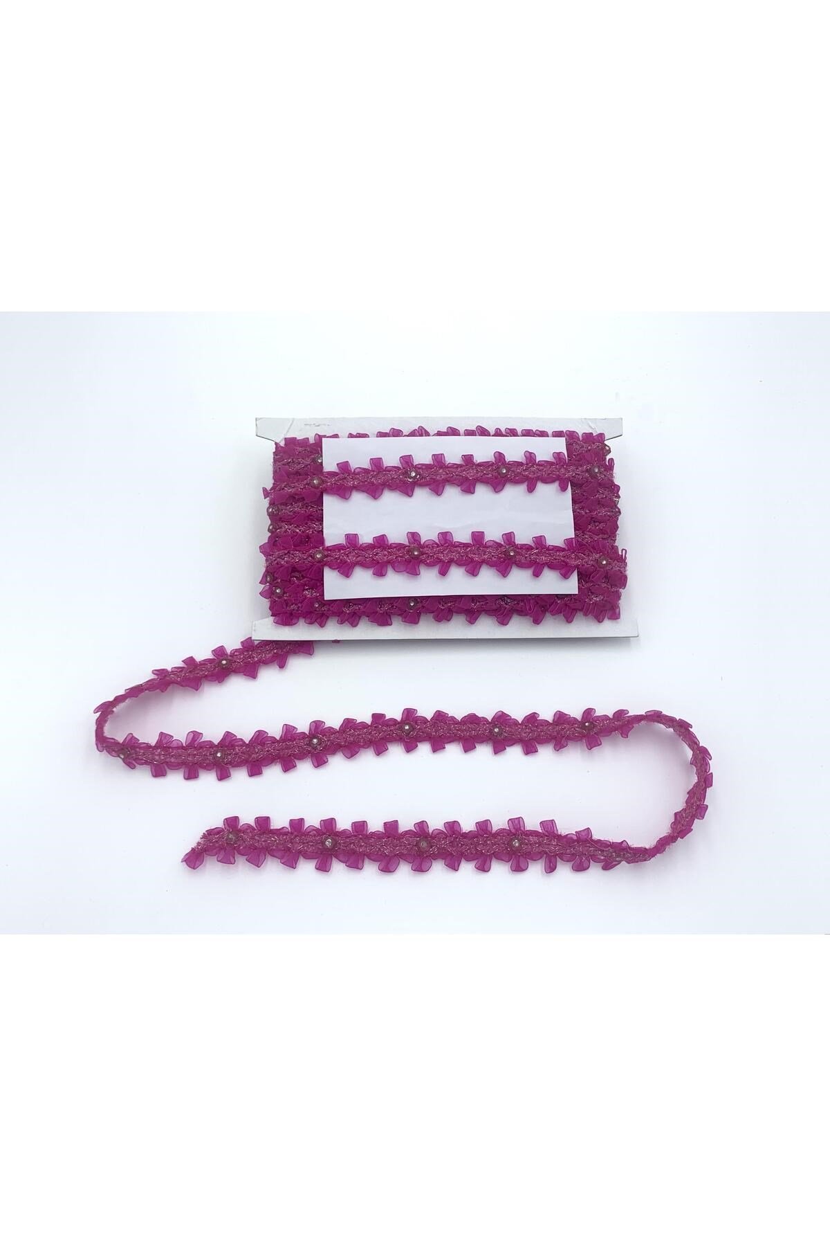 Organze Pul Dantel 7223 20mt-fuşya