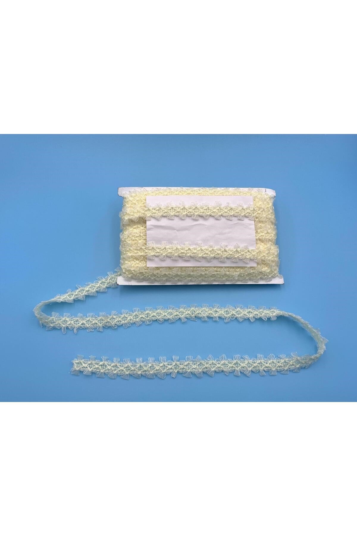 Organze Pul Dantel 7223 20mt-krem