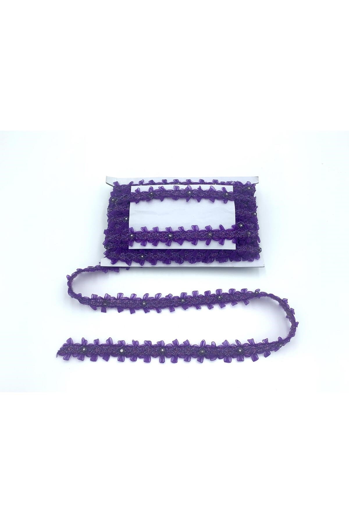 Organze Pul Dantel 7223 20mt-mor