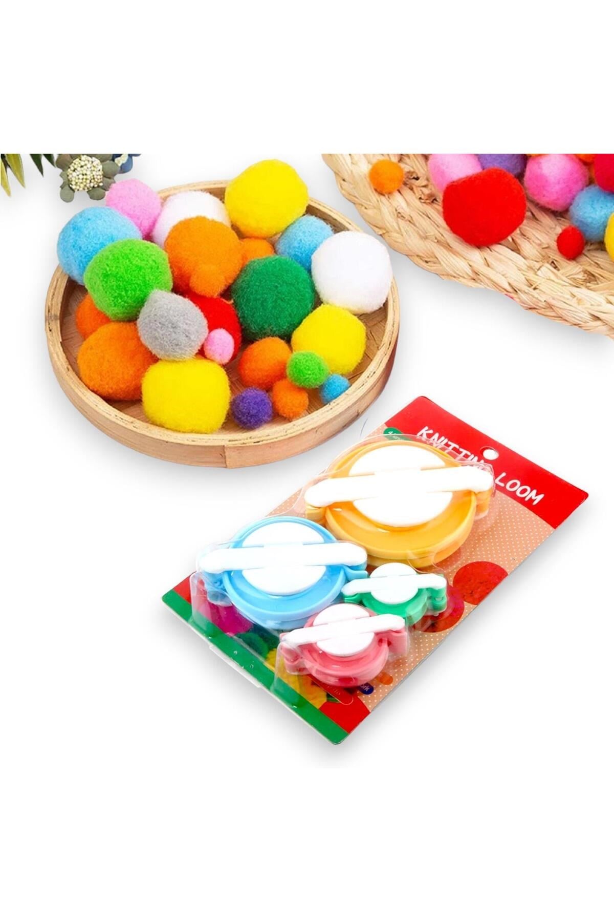 PONPON MAKİNESİ 4'LÜ SET NO:519