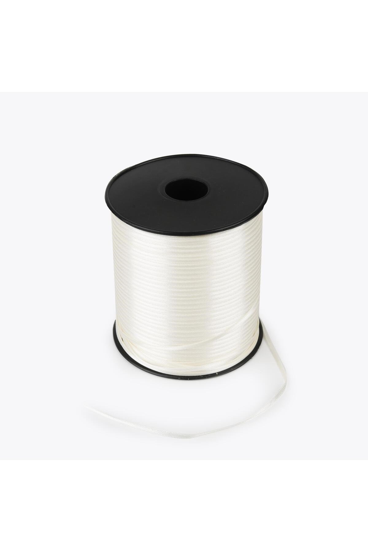 Saten Kurdele 6mm-500mt-krem(103)