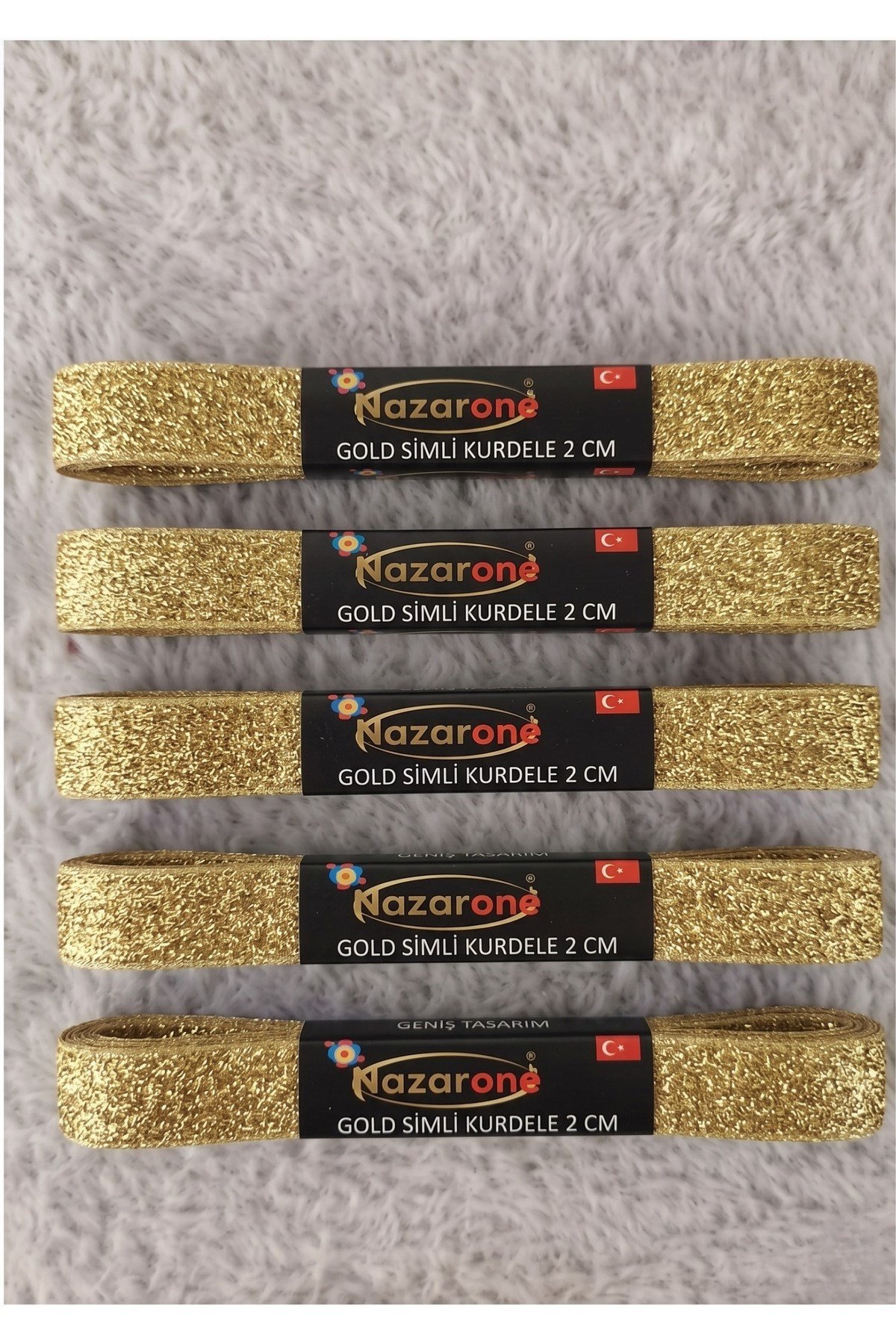 Sim Kurdele 2cm-10mt -altın