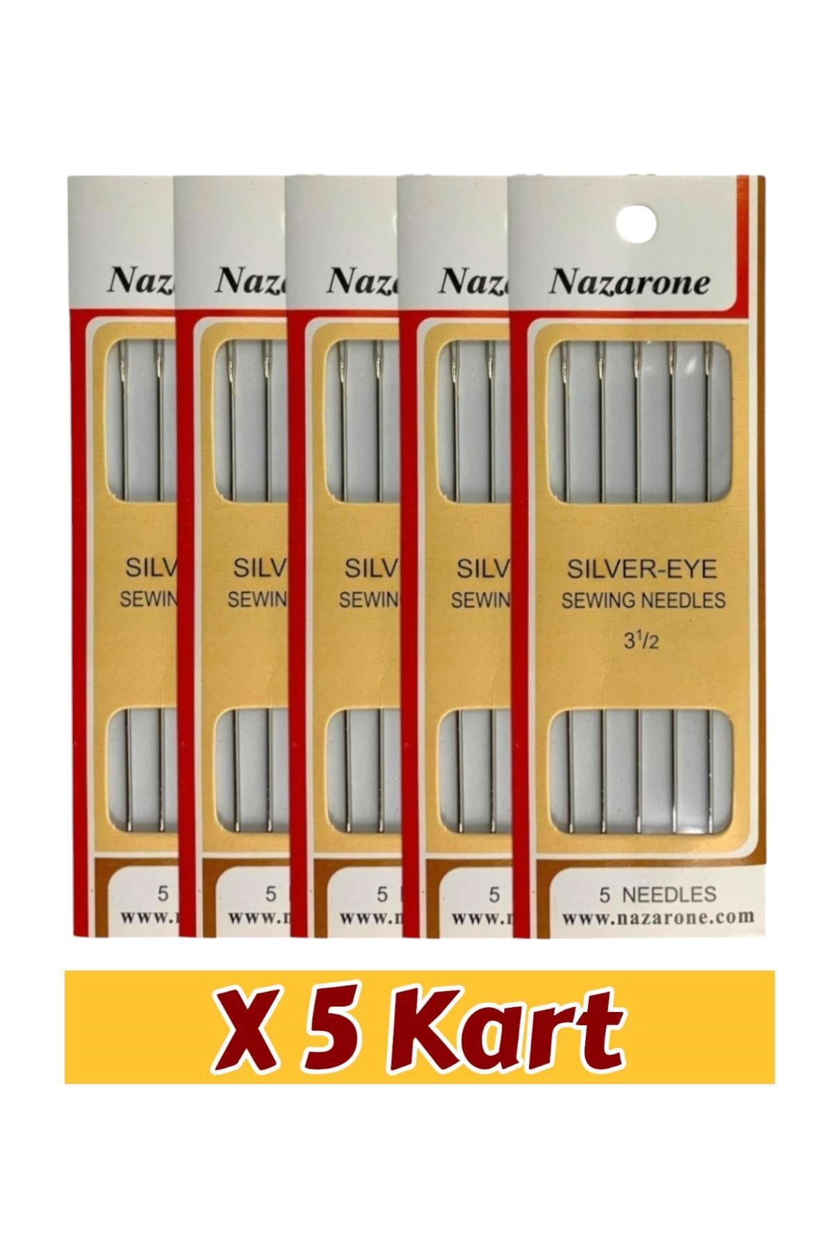 YORGAN İĞNE NO:3,5/5 5 KART(25 ADET İĞNE)