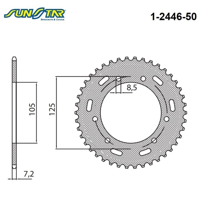 1-2446-50 ARKA DİŞLİ