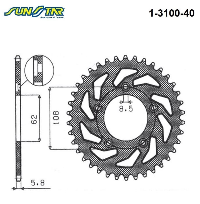 1-3100-40-H ARKA DİŞLİ