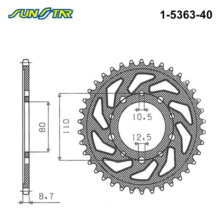 1-5363-40 ARKA DİŞLİ