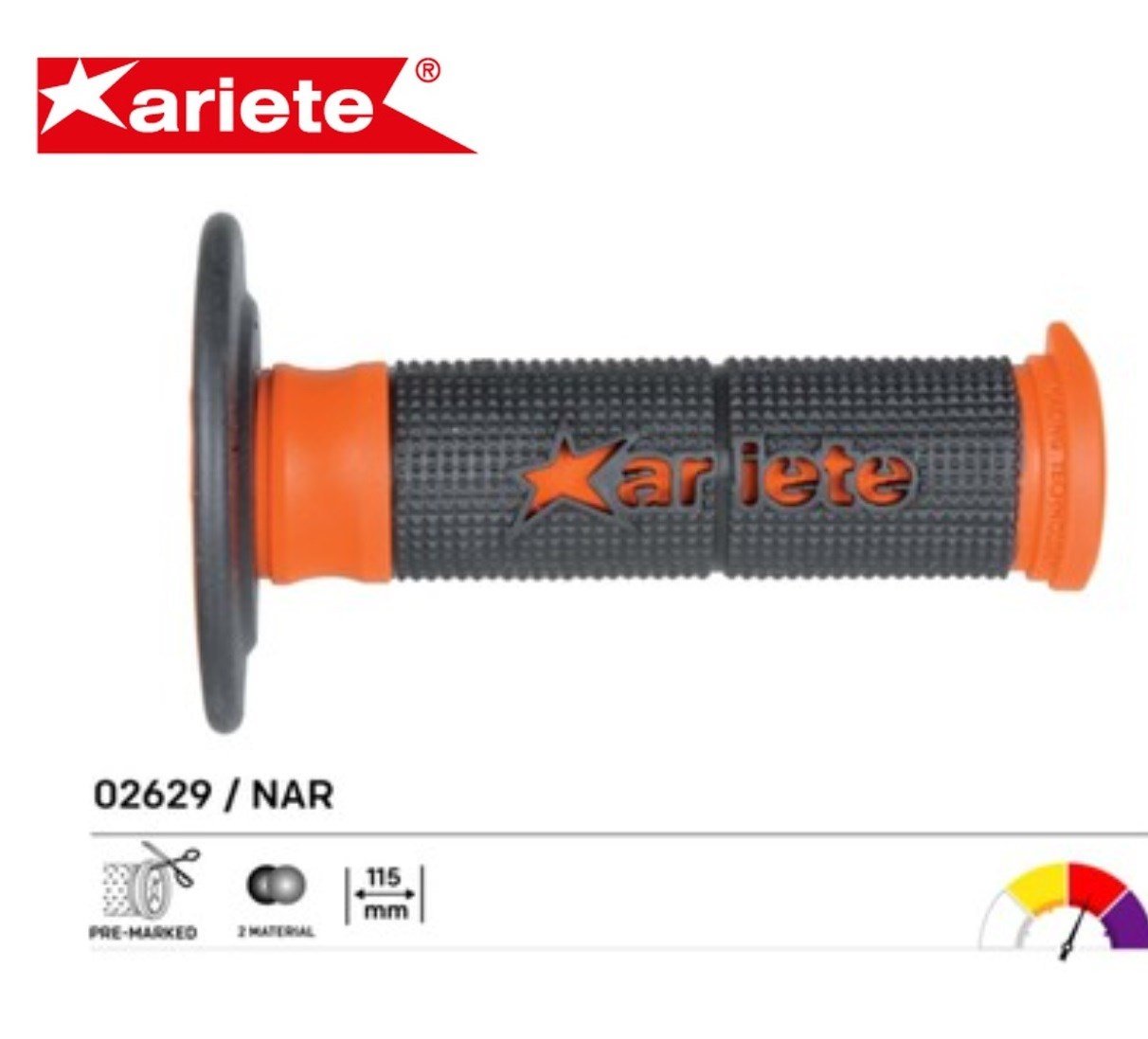 ARIETE ELCİK (OFFROAD) (SİYAH/TURUNCU)