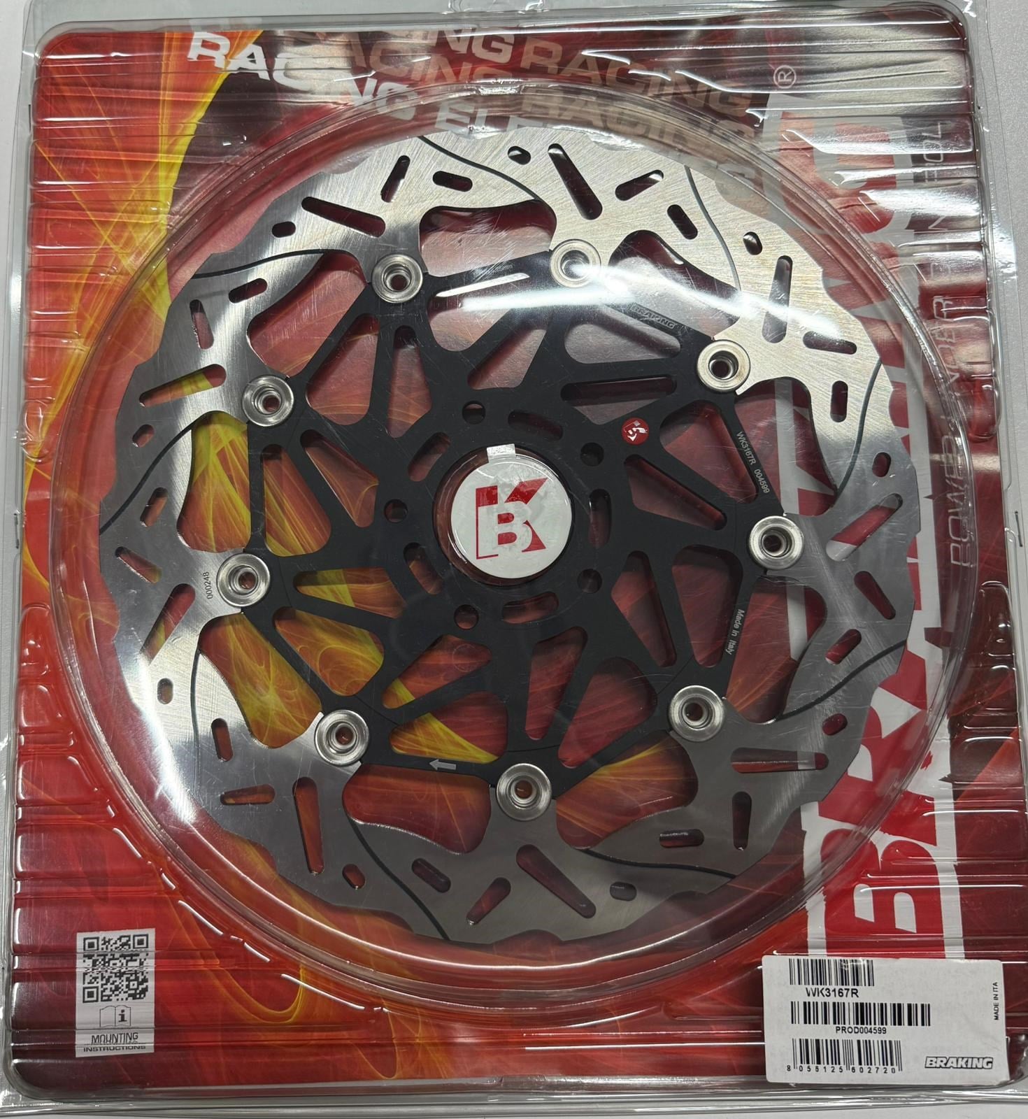 BRAKING DALGALI PERFORMANS FREN DİSKİ (SAĞ)