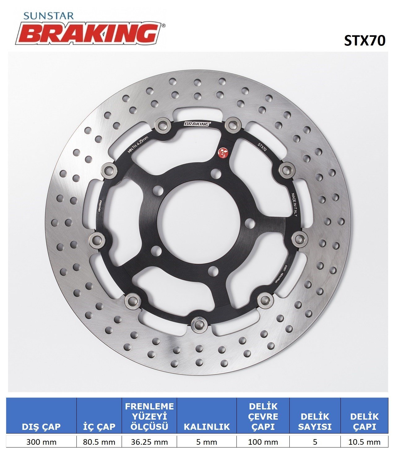 BRAKING KAWASAKI YUVARLAK ÖN FREN DİSKİ
