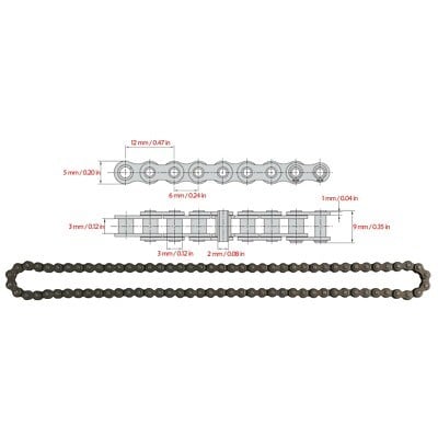 CHO-EKSANTRİK-ZİNCİRİ-25Hx84 CHOHO EKSANTRİK ZİNCİRİ