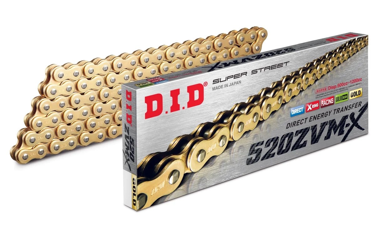 DID 520ZVM-X GG-100FT ZJ DID 520ZVM-X GOLD TEK ADET BAKLA