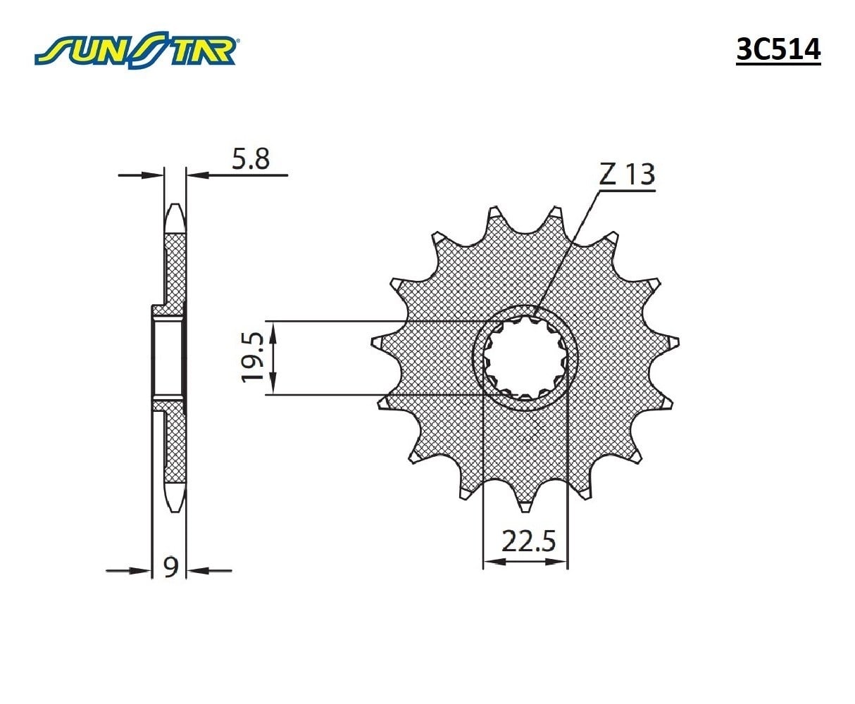 SUNSTAR ÖN DİŞLİ