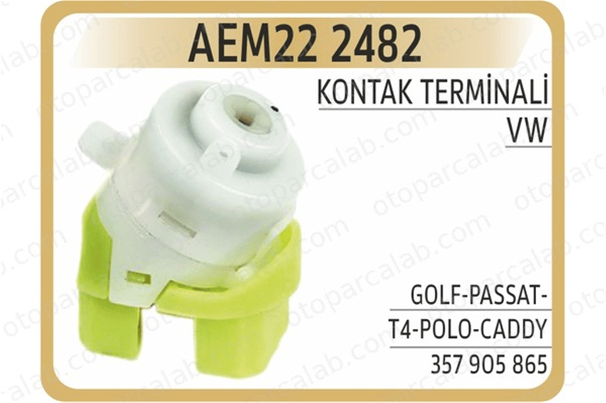 AEM 22 2482 Kontak Termik SEAT CORDOBA VW GOLF II 357905865 6N0905865