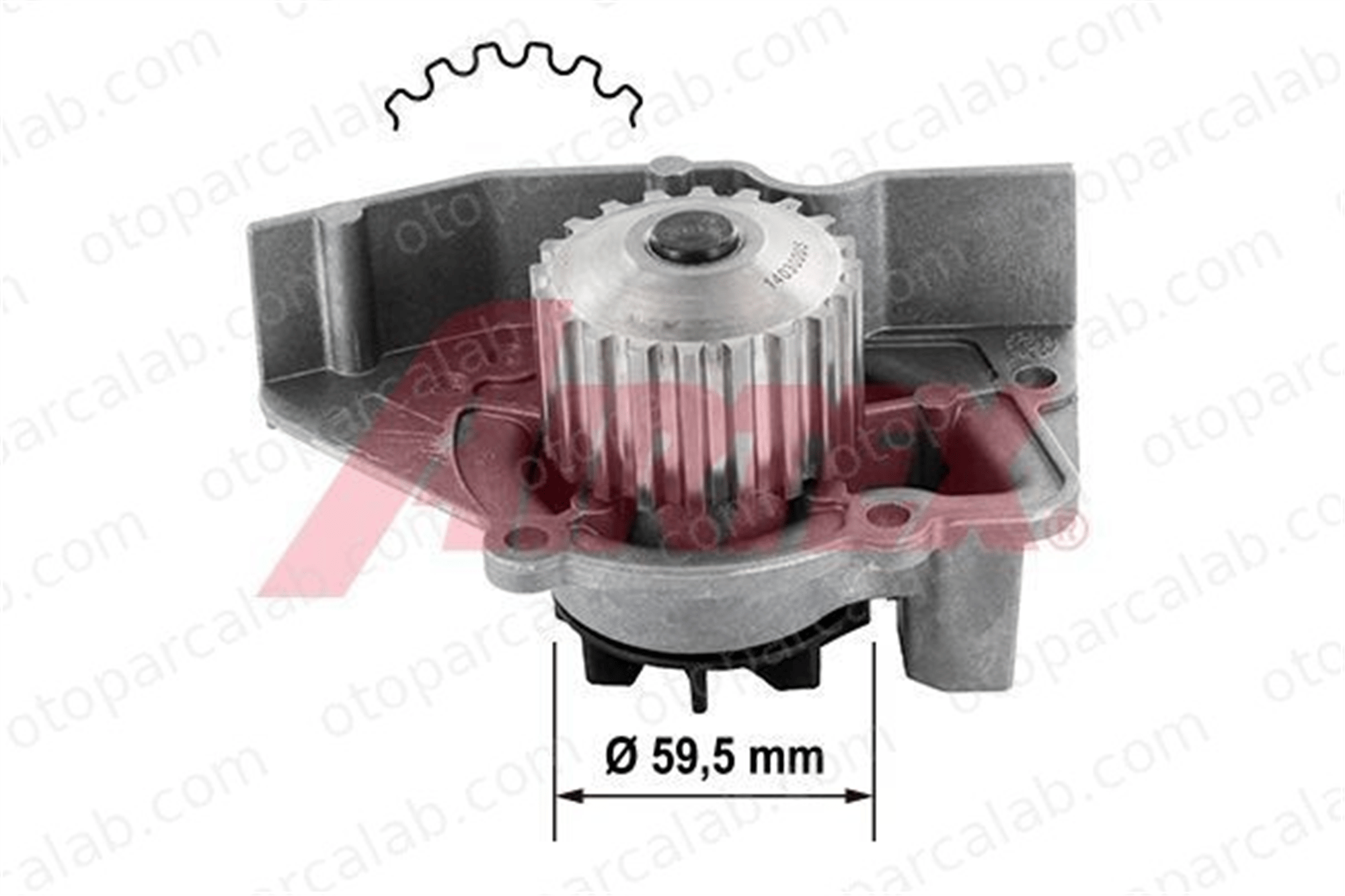 AIRTEX 1564 Devirdaim Su Pompası CITROËN ZX XANTIA 120198 81673