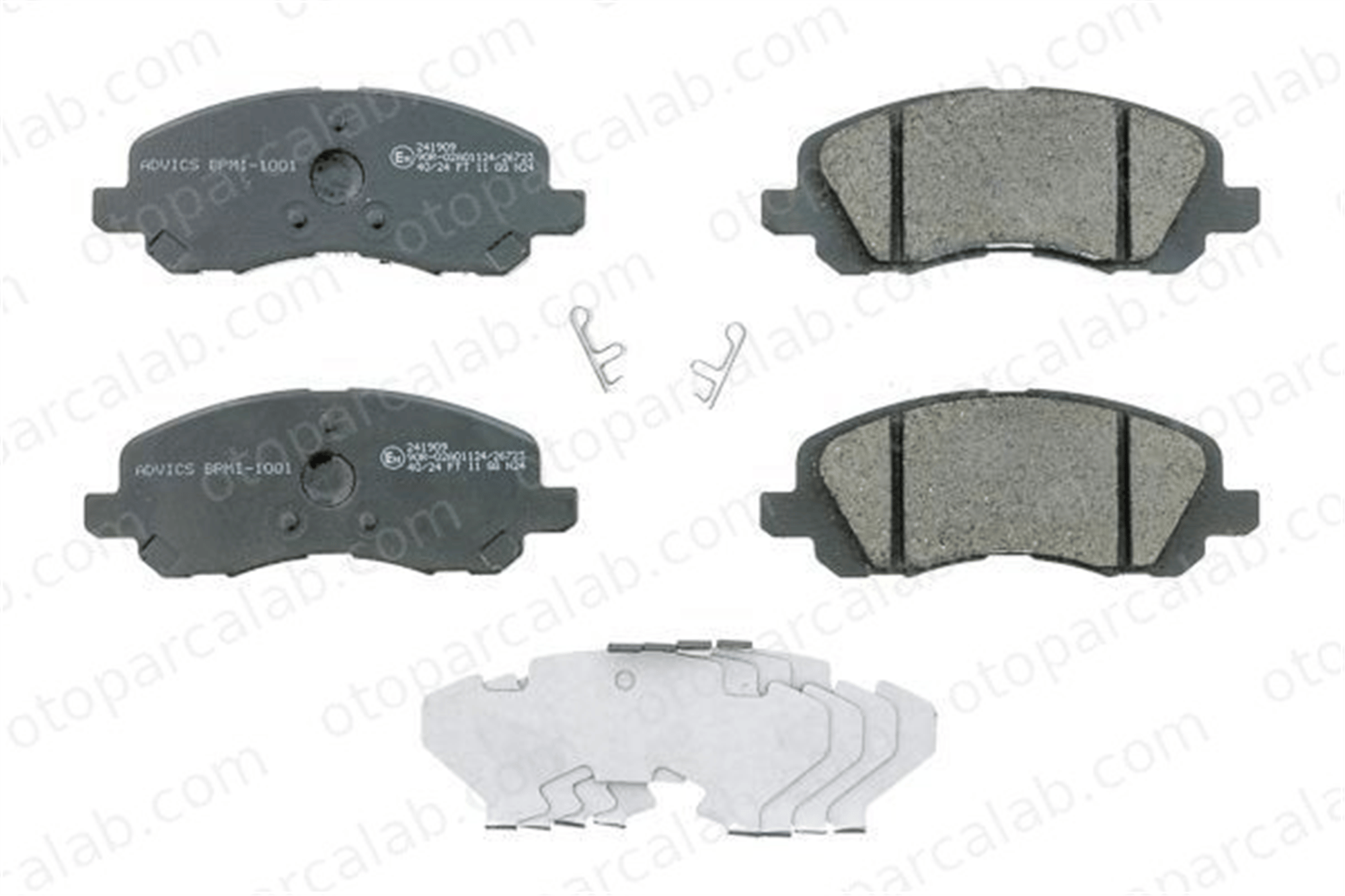AISIN BPMI-1001 Fren Disk Balata Ön MITSUBISHI LANCER VIII LANCER VIII Sportback MR527675 5191217AA