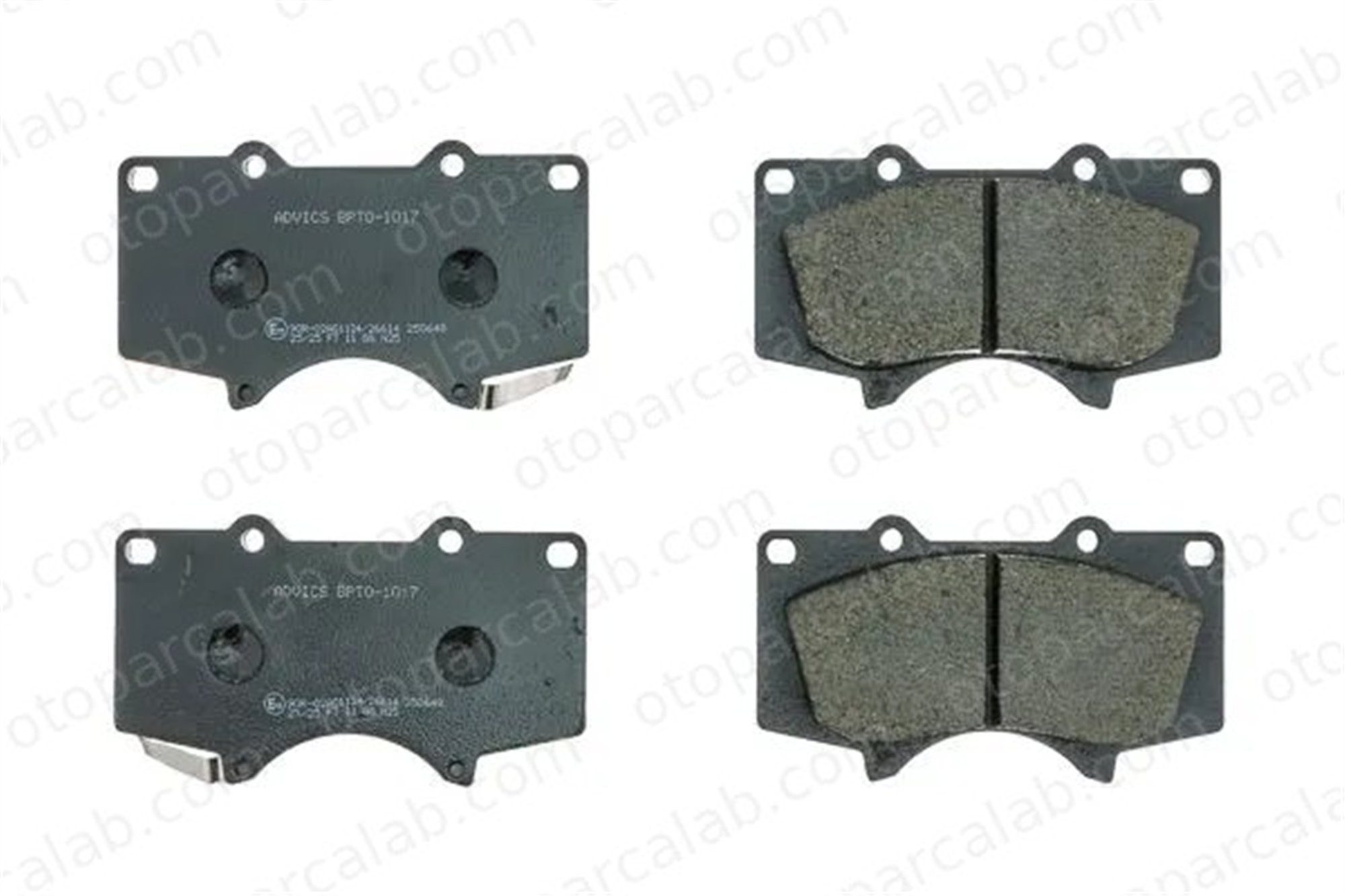 AISIN BPTO-1017 Fren Disk Balata Ön TOYOTA LAND CRUISER PRADO HILUX VII Pick-up 44650K360 04465-0K360