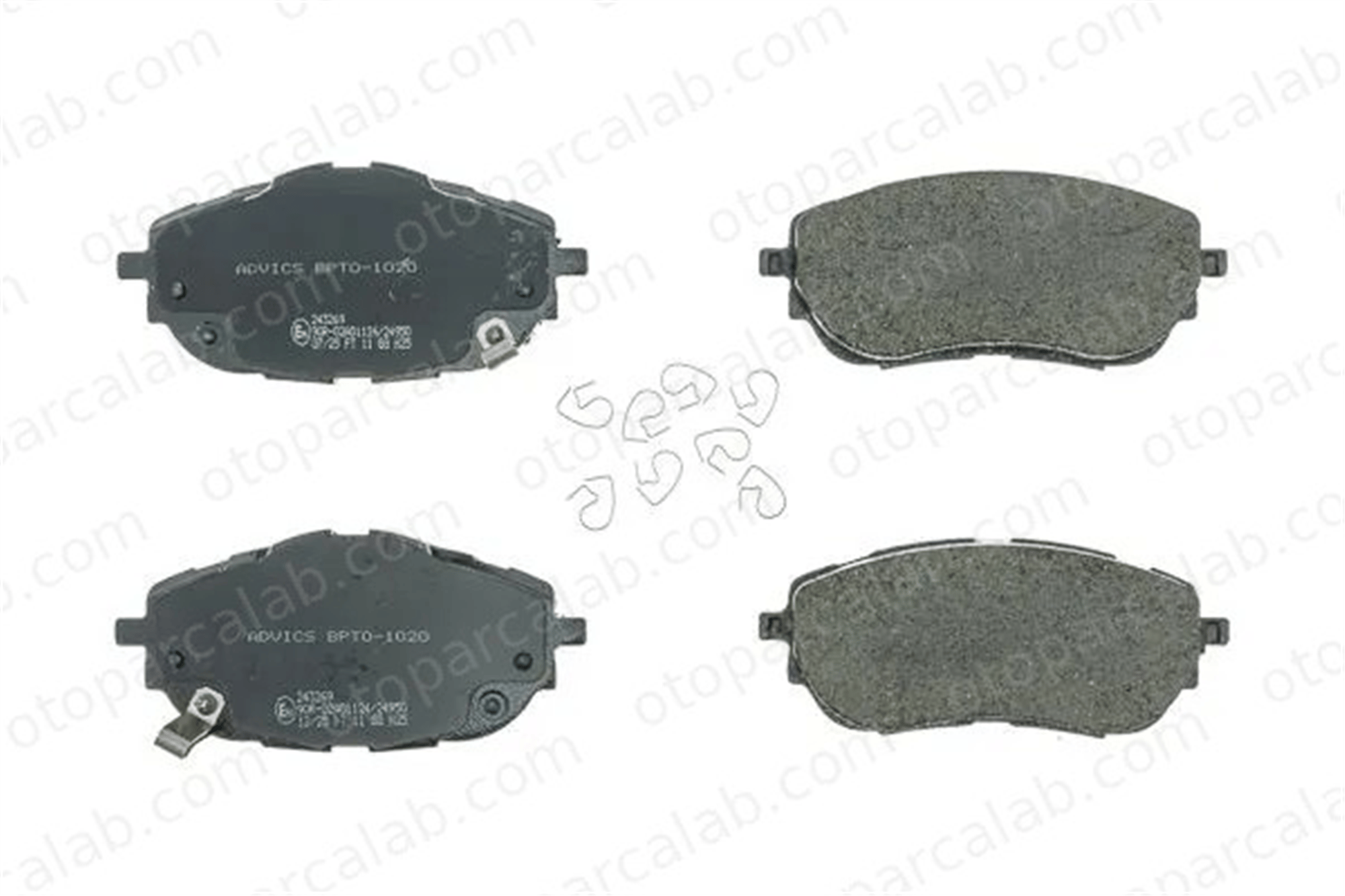 AISIN BPTO-1020 Fren Disk Balata Ön TOYOTA AURIS AURIS Station wagon 446502390 0446502390