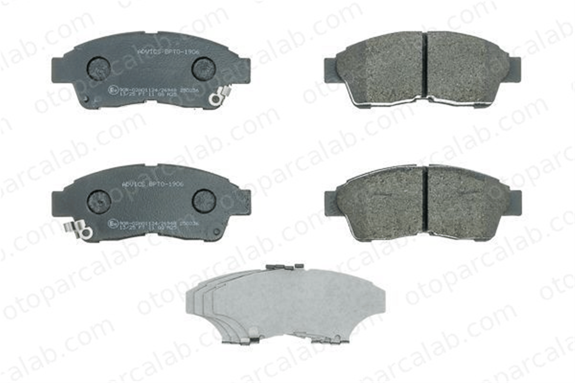 AISIN BPTO-1906 Fren Disk Balata Ön TOYOTA COROLLA COROLLA Compact 446533210 0446533210