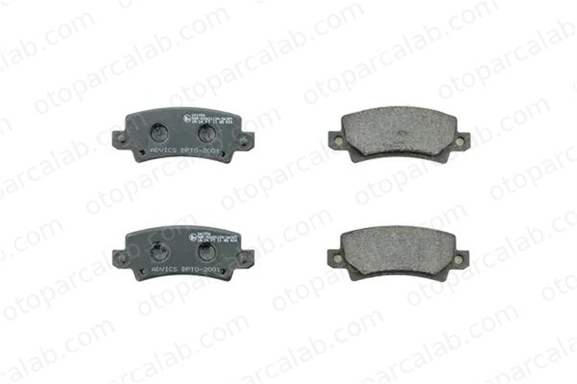 AISIN BPTO-2001 Fren Disk Balata Arka TOYOTA COROLLA COROLLA Sedan 446602040 0446602040