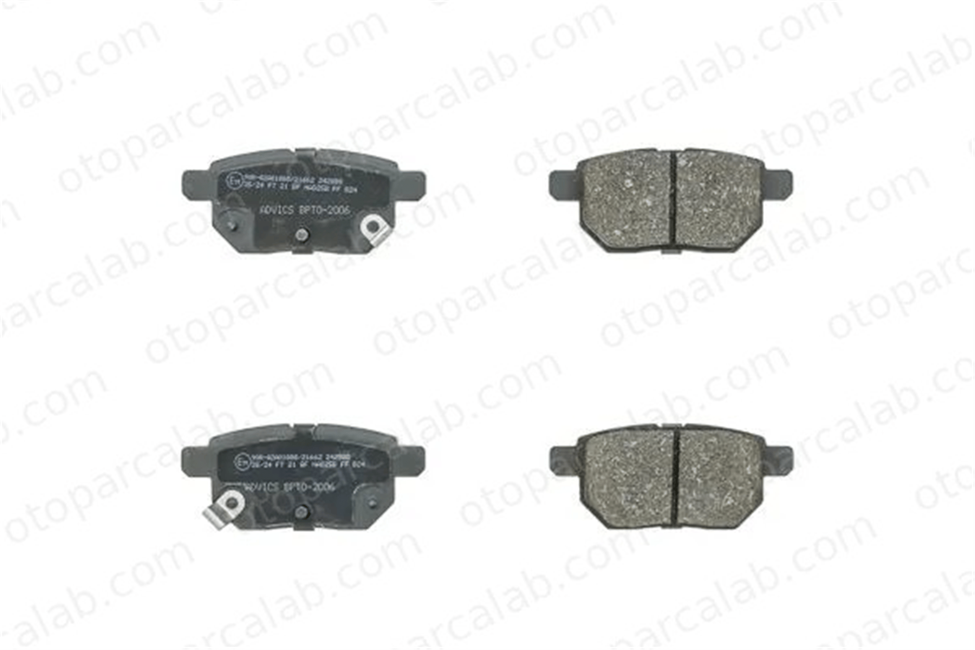 AISIN BPTO-2006 Fren Disk Balata Arka TOYOTA AURIS YARIS 446612130 0446612130