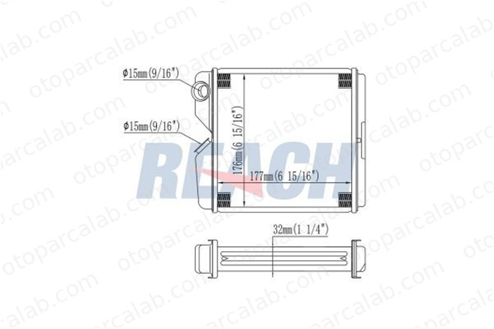 AKD 1618004 Kalorifer Radyatörü OPEL VECTRA A Hatchback VECTRA A 1618004 52463008